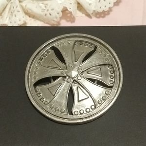 Silver Star belt buckle